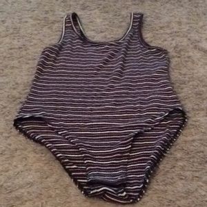 Size small, body suit multi colored